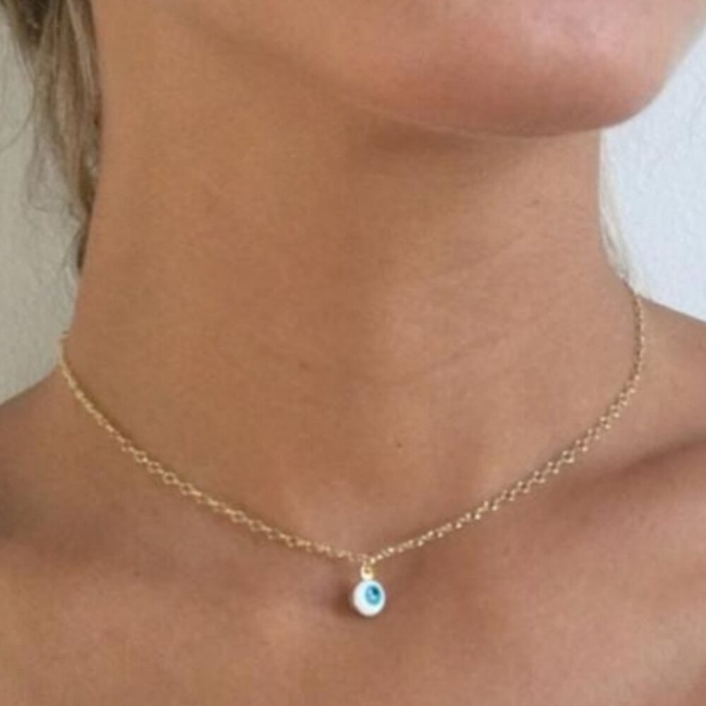 1 LEFT Evil Eye Necklace